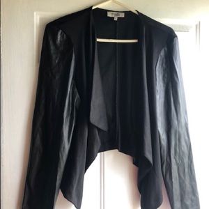 Charlotte Russe Faux Leather Blazer